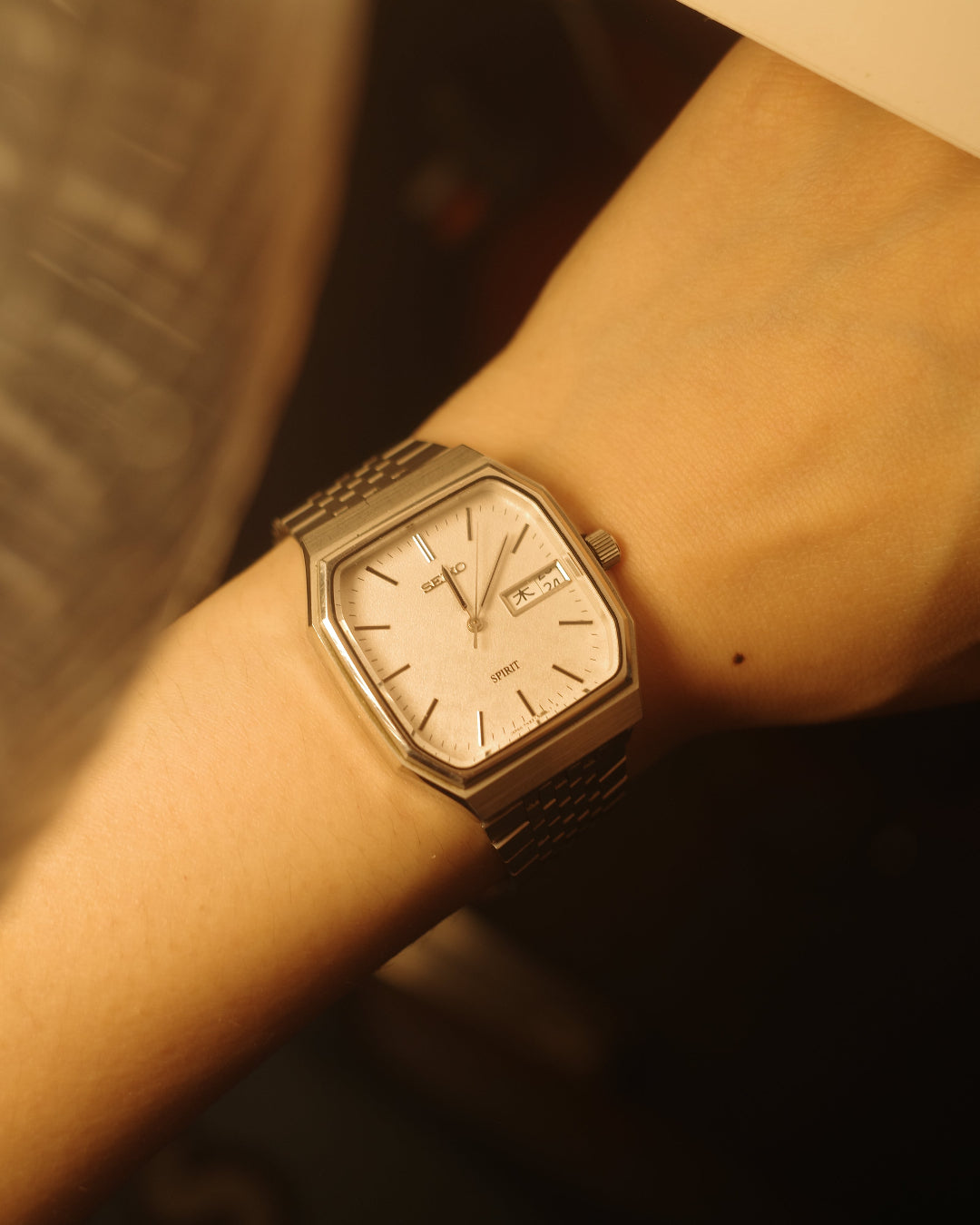 1983 Seiko Spirit 7N93 5000 White Dial Men Quartz Watch Japan JDM