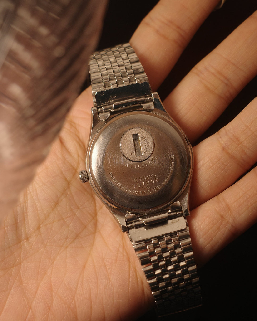 1977 Seiko White Patterned Type II Quartz Watch