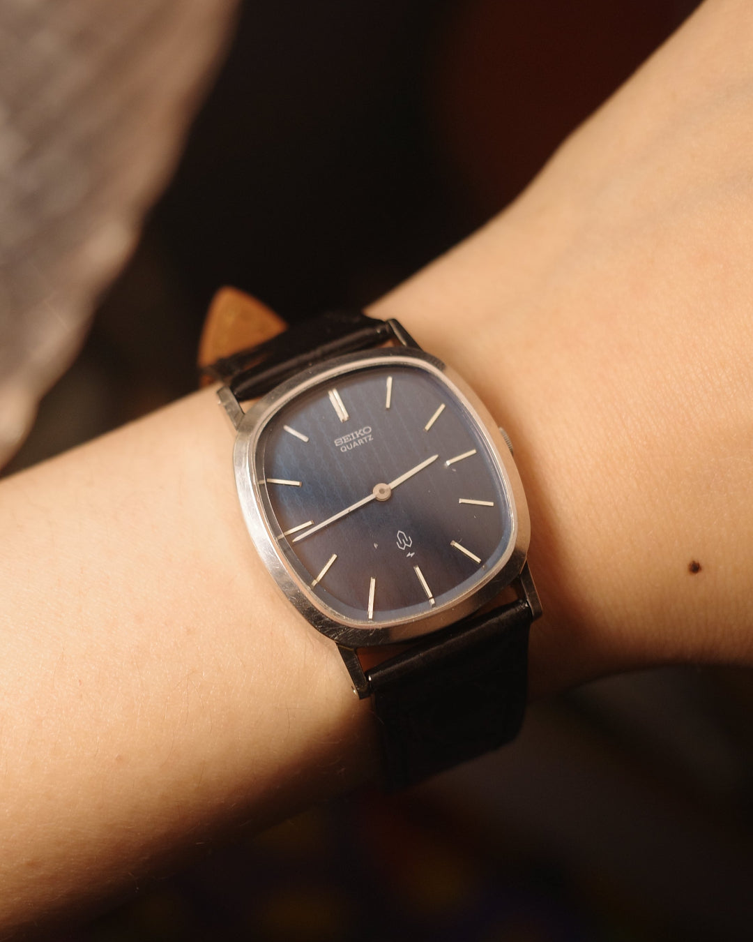 1977 Seiko Ellipse Midnight Blue dial quartz watch 43-5120 PP Ellipse like