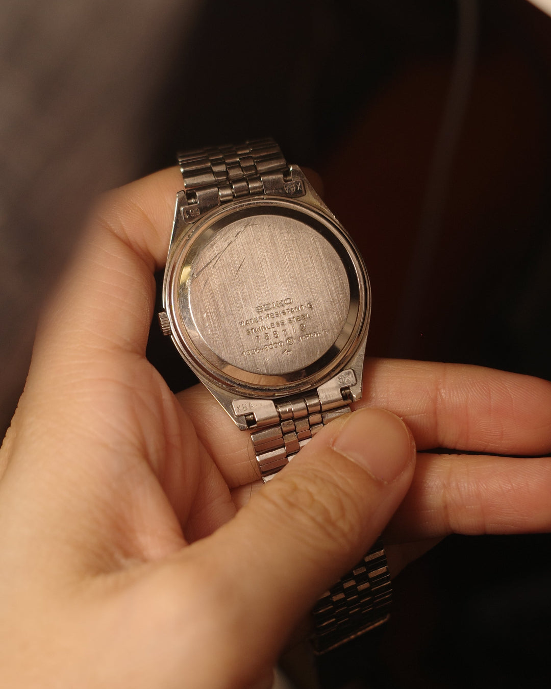 1977 Seiko Type ii JDM Textured Silver Dial quartz watch 4336-8000