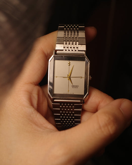 1983 Seiko octagon Crosshair dial JDM quartz watch 9021-5030