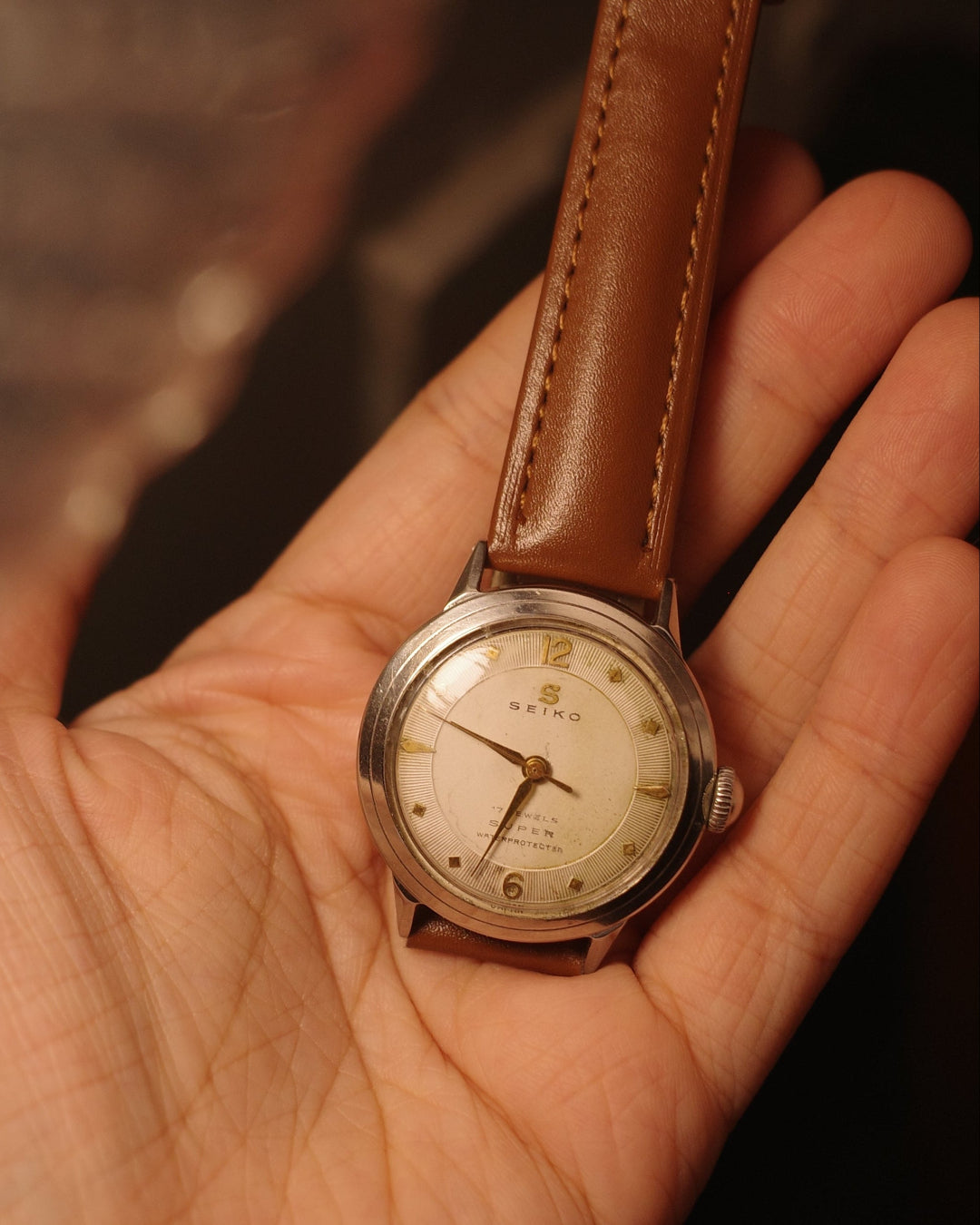 1950's Vintage Seiko S Super manual winding watch
