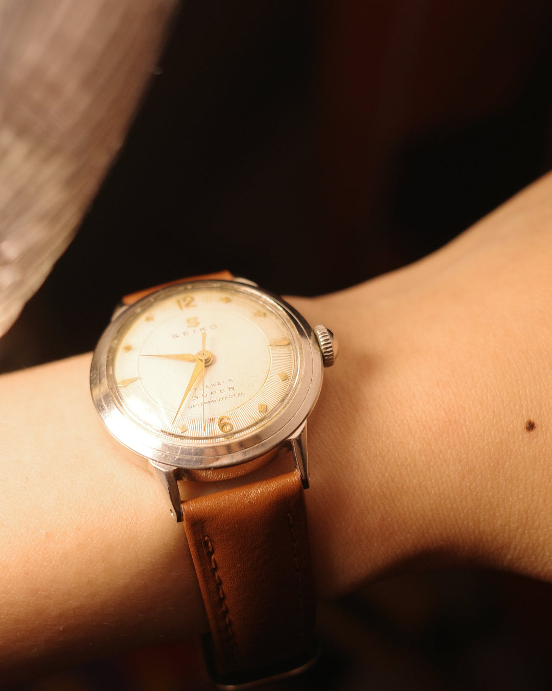 1950's Vintage Seiko S Super manual winding watch