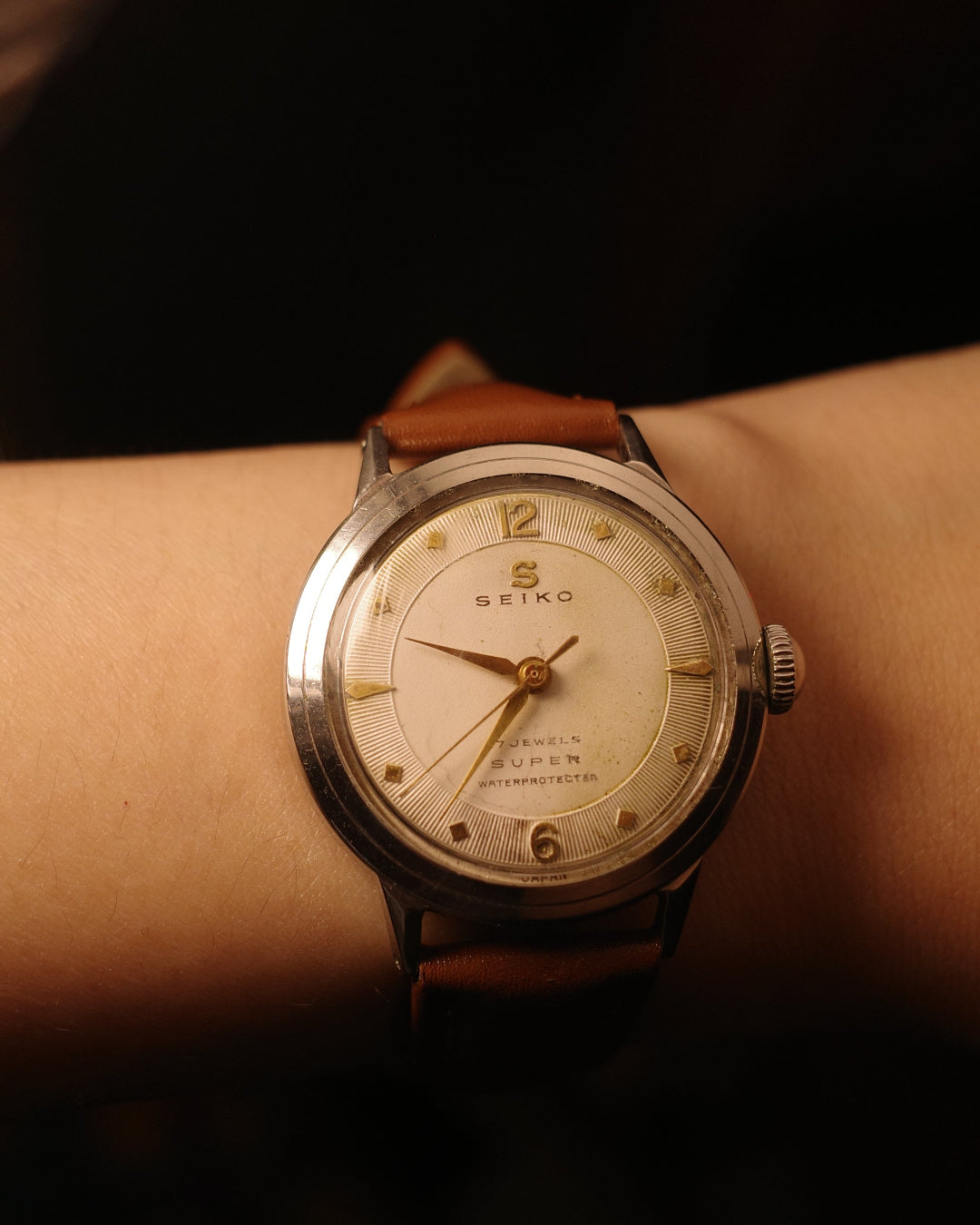 1950's Vintage Seiko S Super manual winding watch