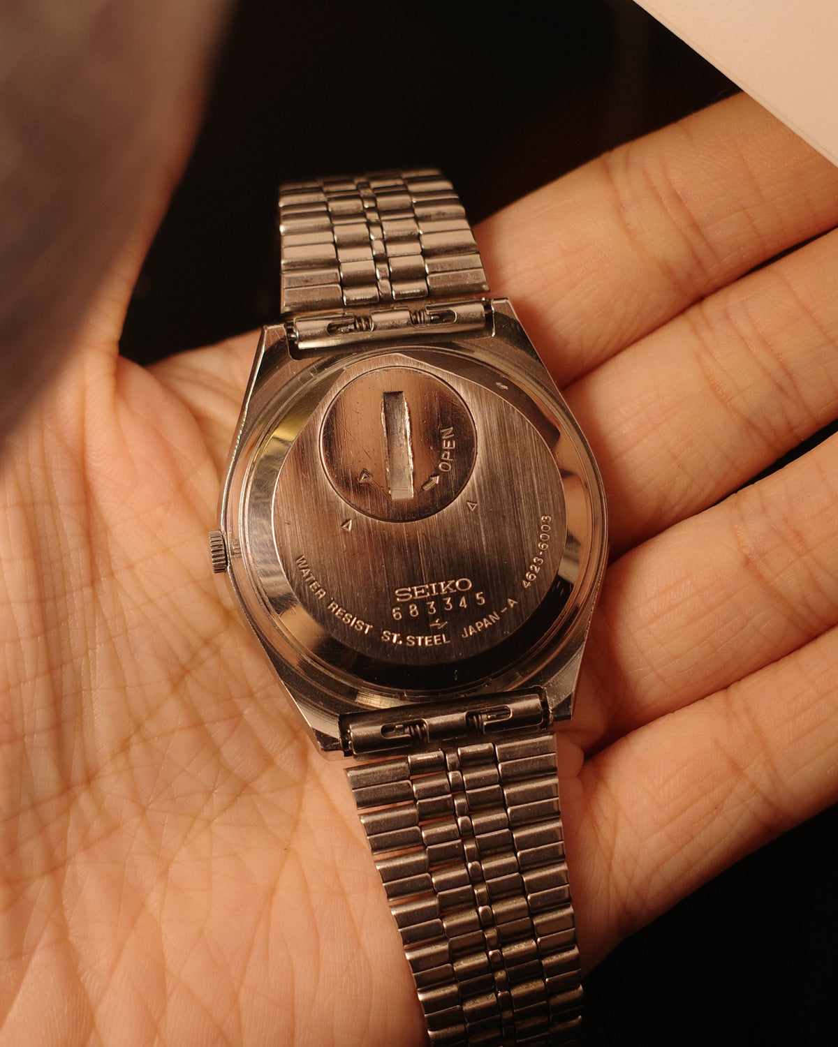1976 Seiko JDM Type ii irish coffee dial quartz watch