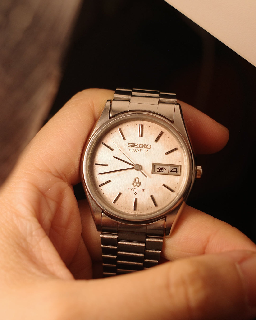 [ Rare ] 1971 Seiko Type ii oxidised dial quartz watch 8223-6030