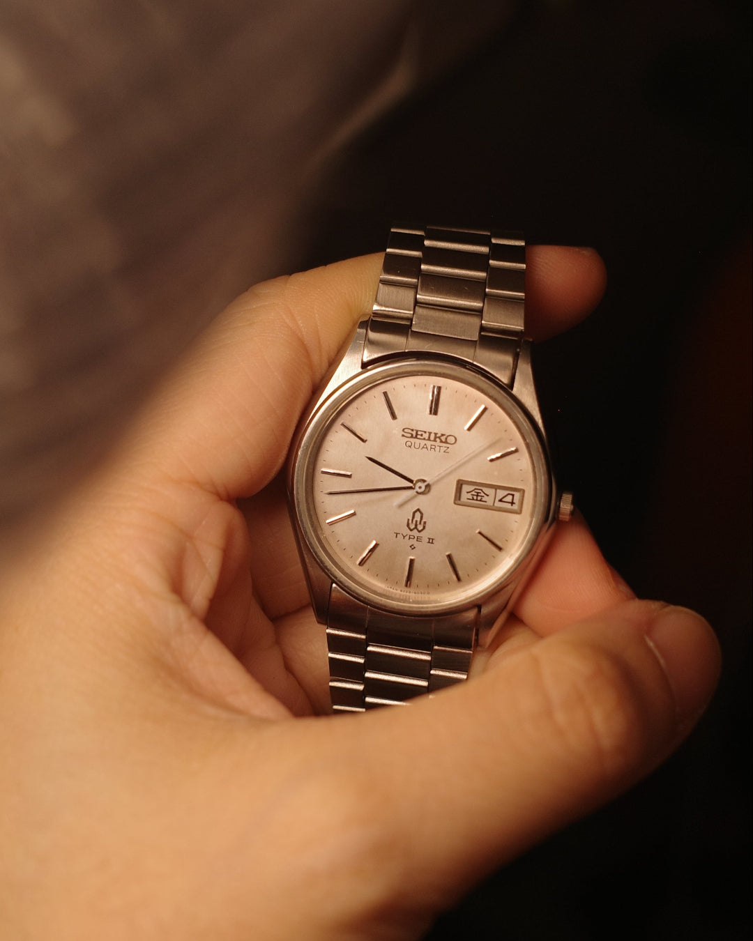 [ Rare ] 1971 Seiko Type ii oxidised dial quartz watch 8223-6030