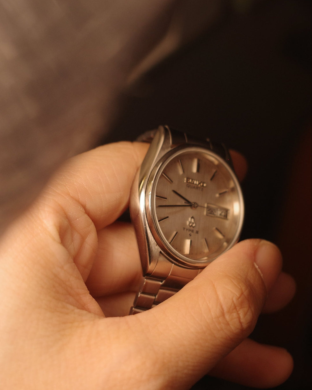 [ Rare ] 1971 Seiko Type ii oxidised dial quartz watch 8223-6030