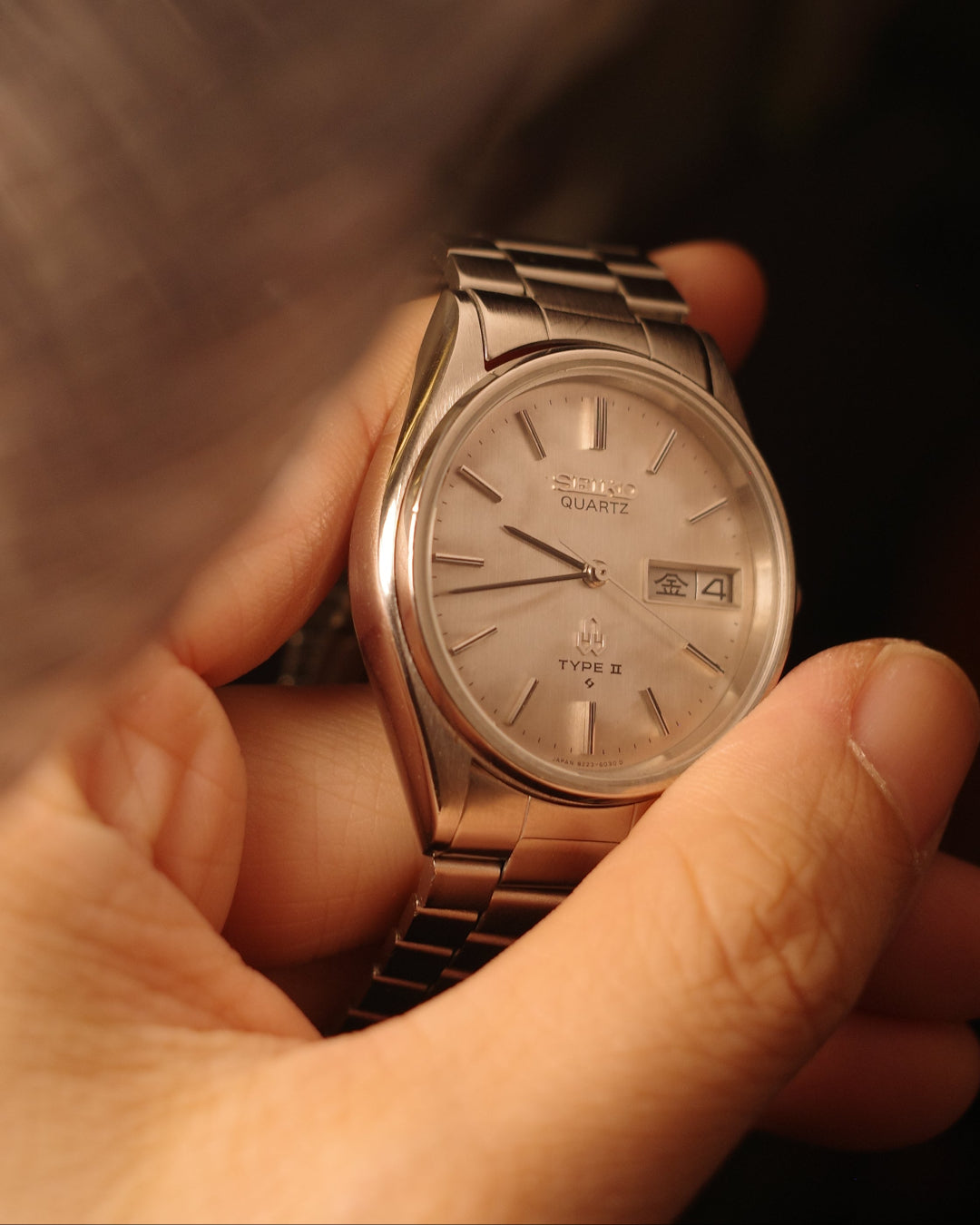 [ Rare ] 1971 Seiko Type ii oxidised dial quartz watch 8223-6030
