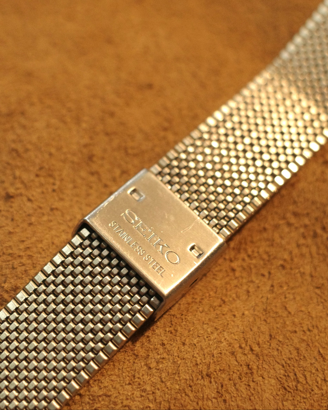1981 Seiko octagon white Textured Dial quartz watch 5933-5080