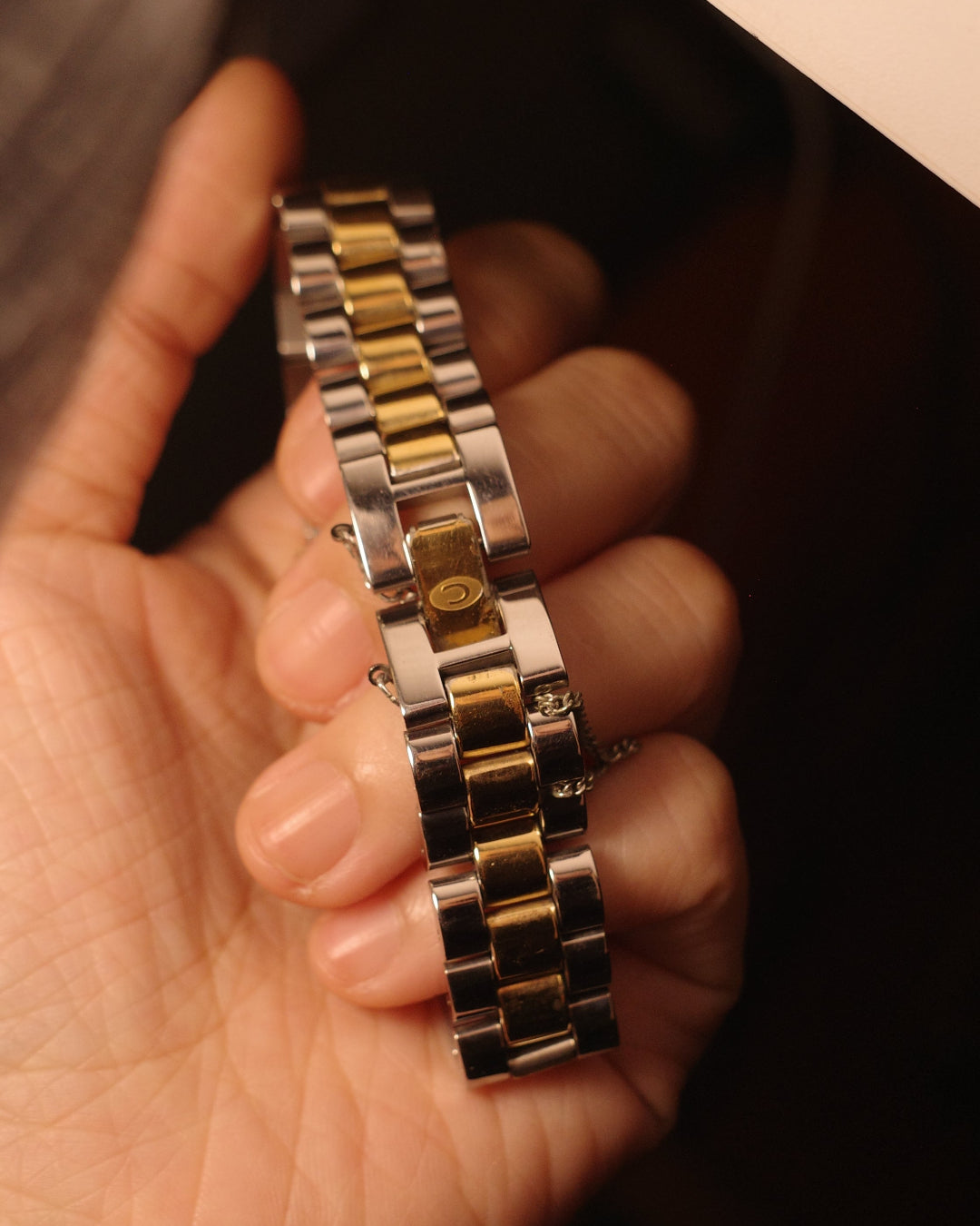 1988 Seiko Creo Two tone quartz watch 1e20-6250
