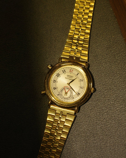 1989 Seiko Dancing Hands Chronograph quartz watch 8M25-6000