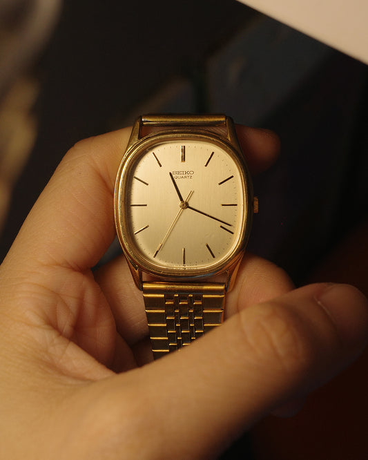 1984 Seiko pp ellipse white dial quartz watch 7431-5240