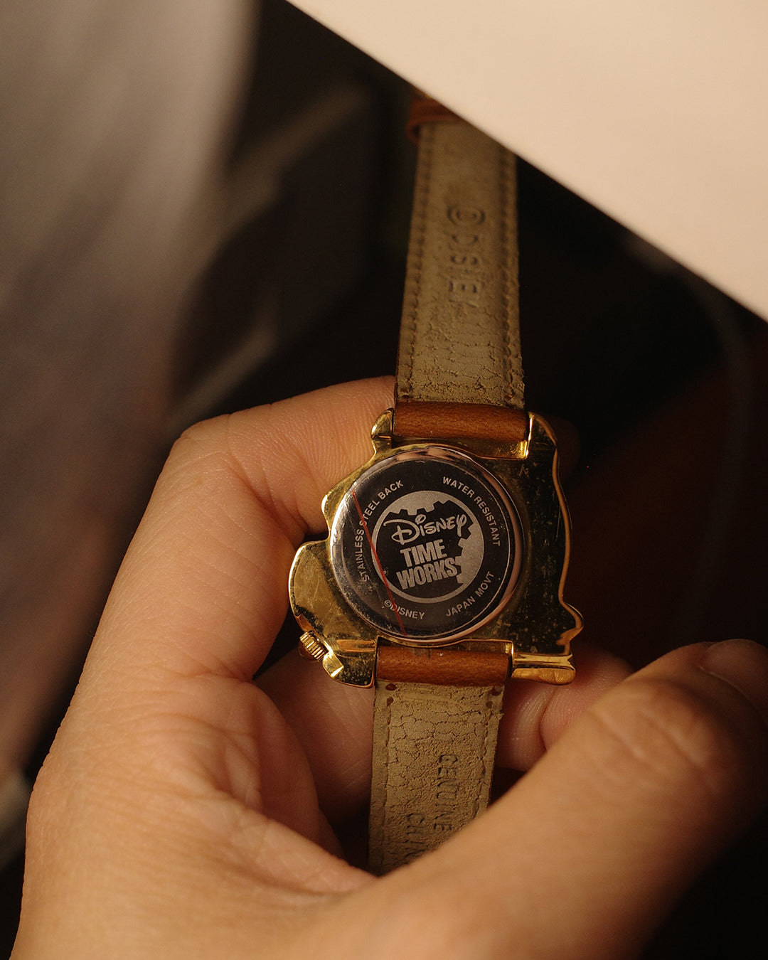 1990 Disney winnie pooh head quartz watch