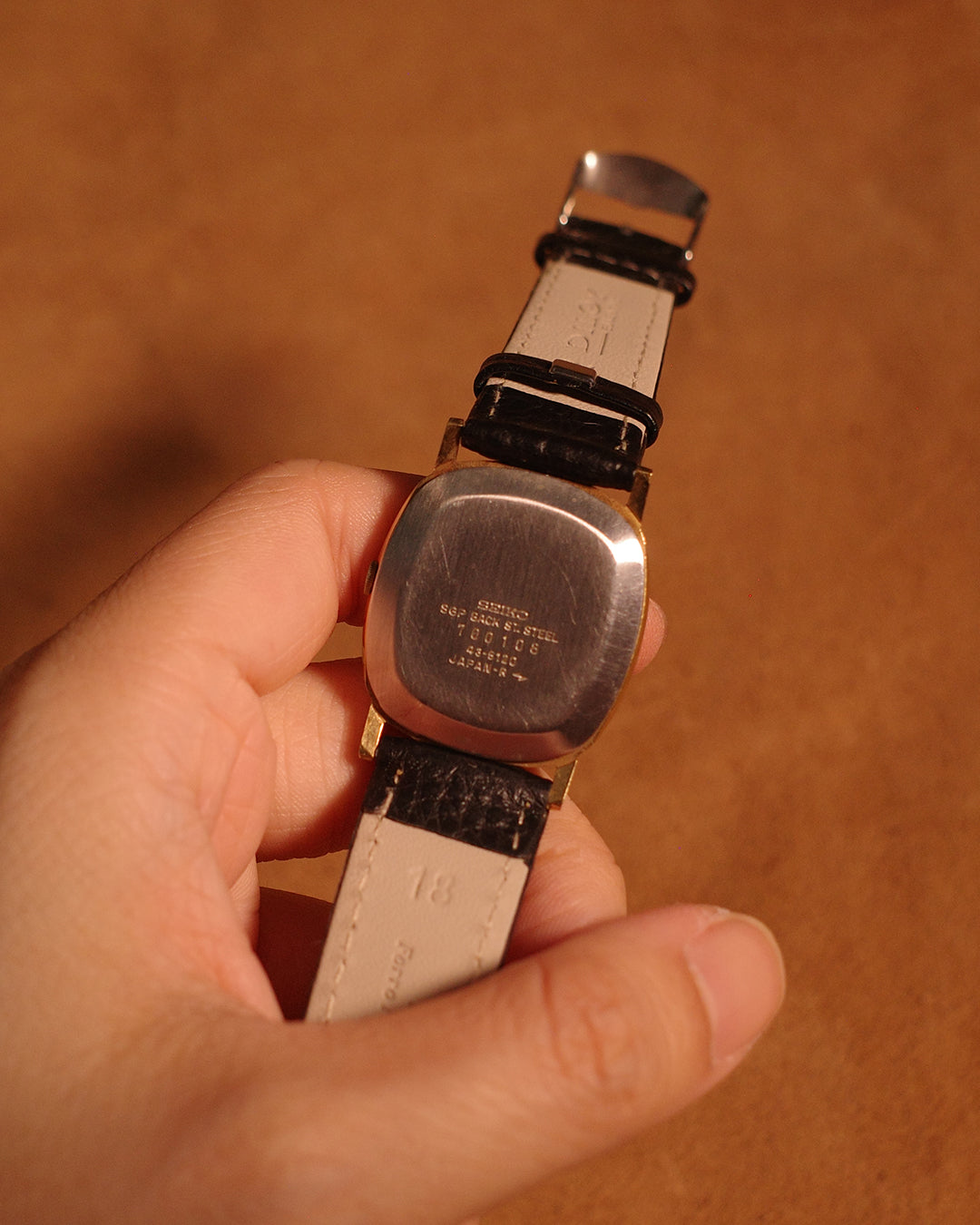 【SGP】1987 Seiko Chariot twist pattern white dial ellipse quartz watch 43-5120