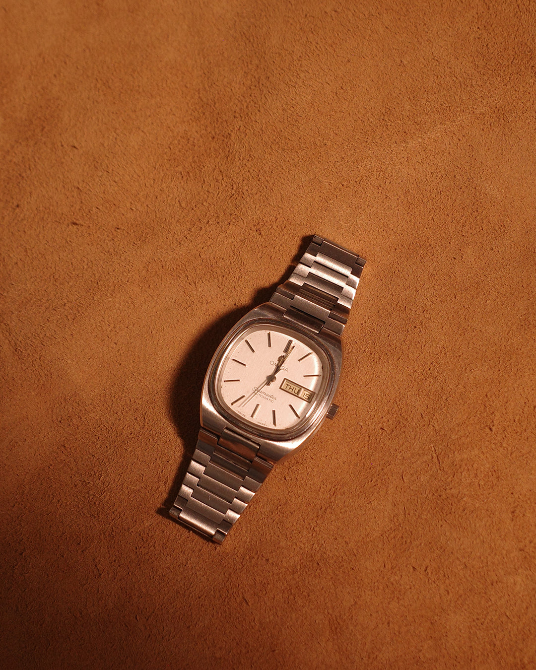 1970 Omega Seamaster TV dial automatic quartz watch movement 1020