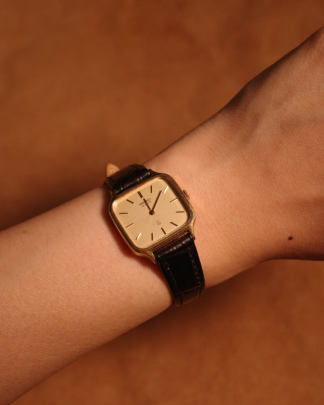 【SGP】1989 Seiko chariot ladies square dial quartz watch 1400-5430