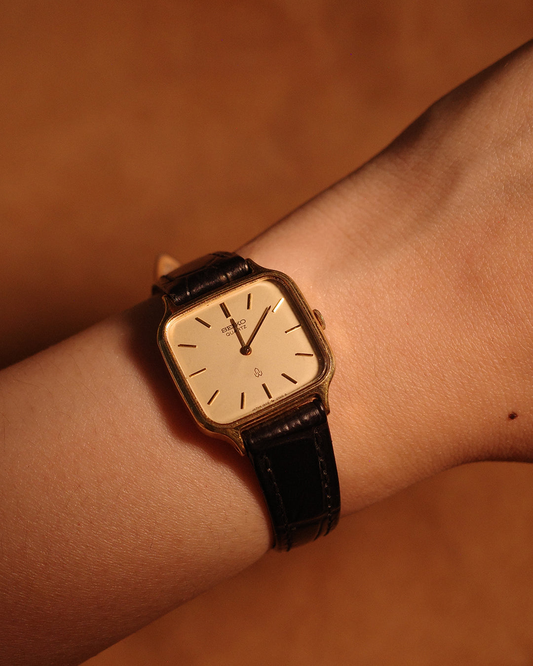 【SGP】1989 Seiko chariot ladies square dial quartz watch 1400-5430