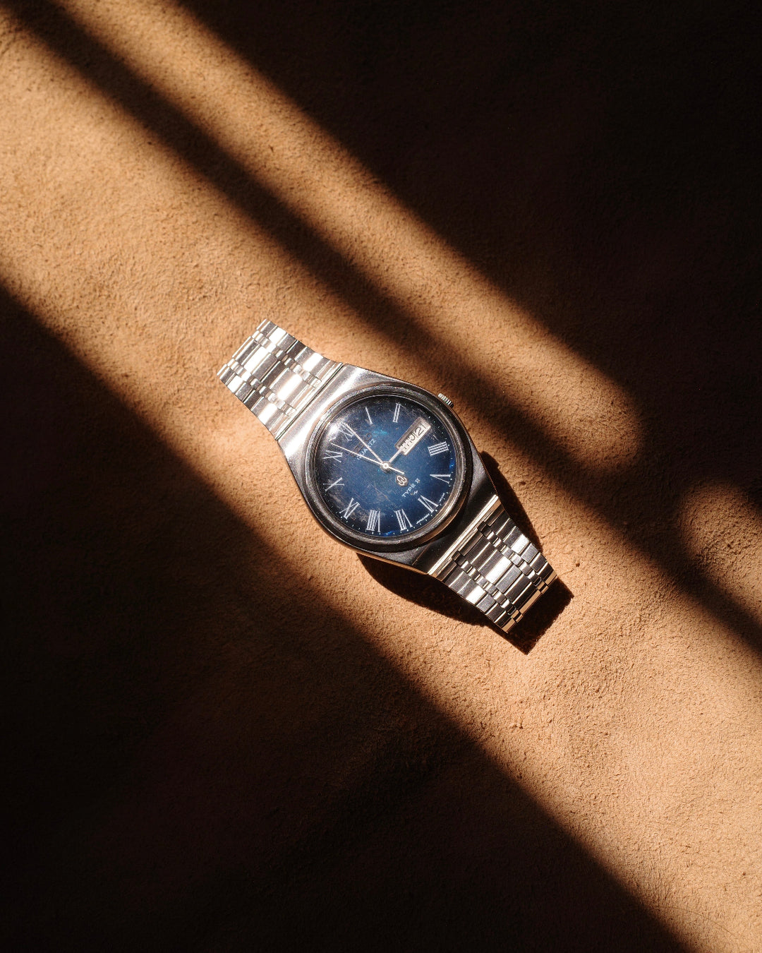 1976 Seiko type ii blue dial quartz watch 4623-8030