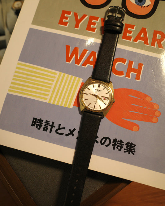 【SGP】1977 Seiko LM Gold tone automatic watch 5606-7000