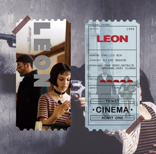 Original Collectible Movie Ticket  - leon