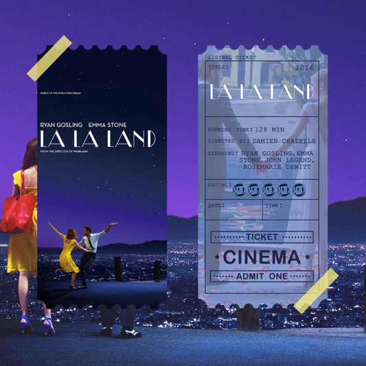 Original Collectible Movie Ticket  -Lalaland