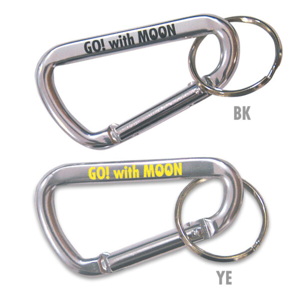 Mooneyes Eyeball Big Silver Carabiner Key Ring Large