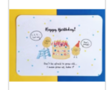 生日卡-不要害怕長大生日卡