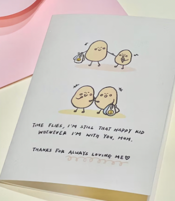小薯角 明信片 ThanksForAlwaysLovingMe