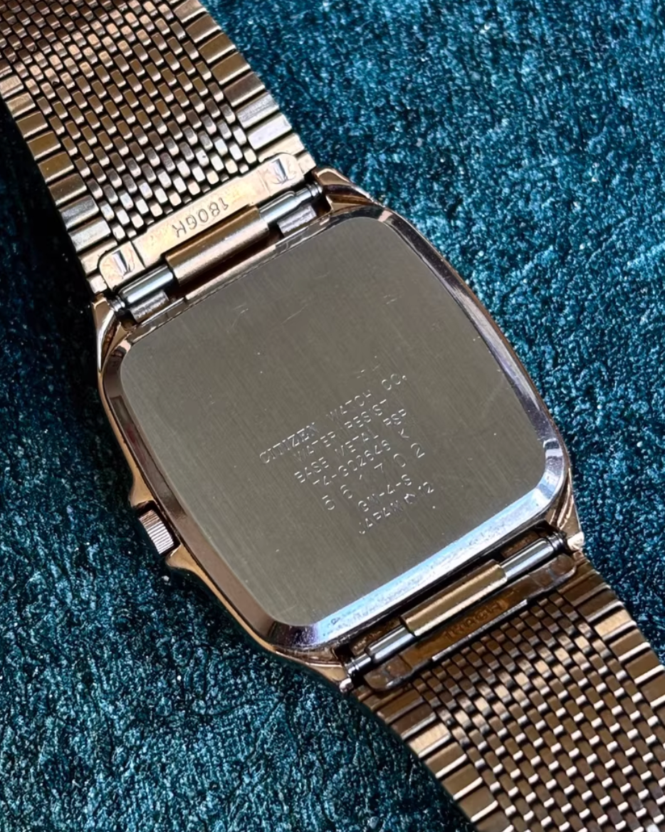 （預售) Citizen Black Face gold tone T4-G02646 watch