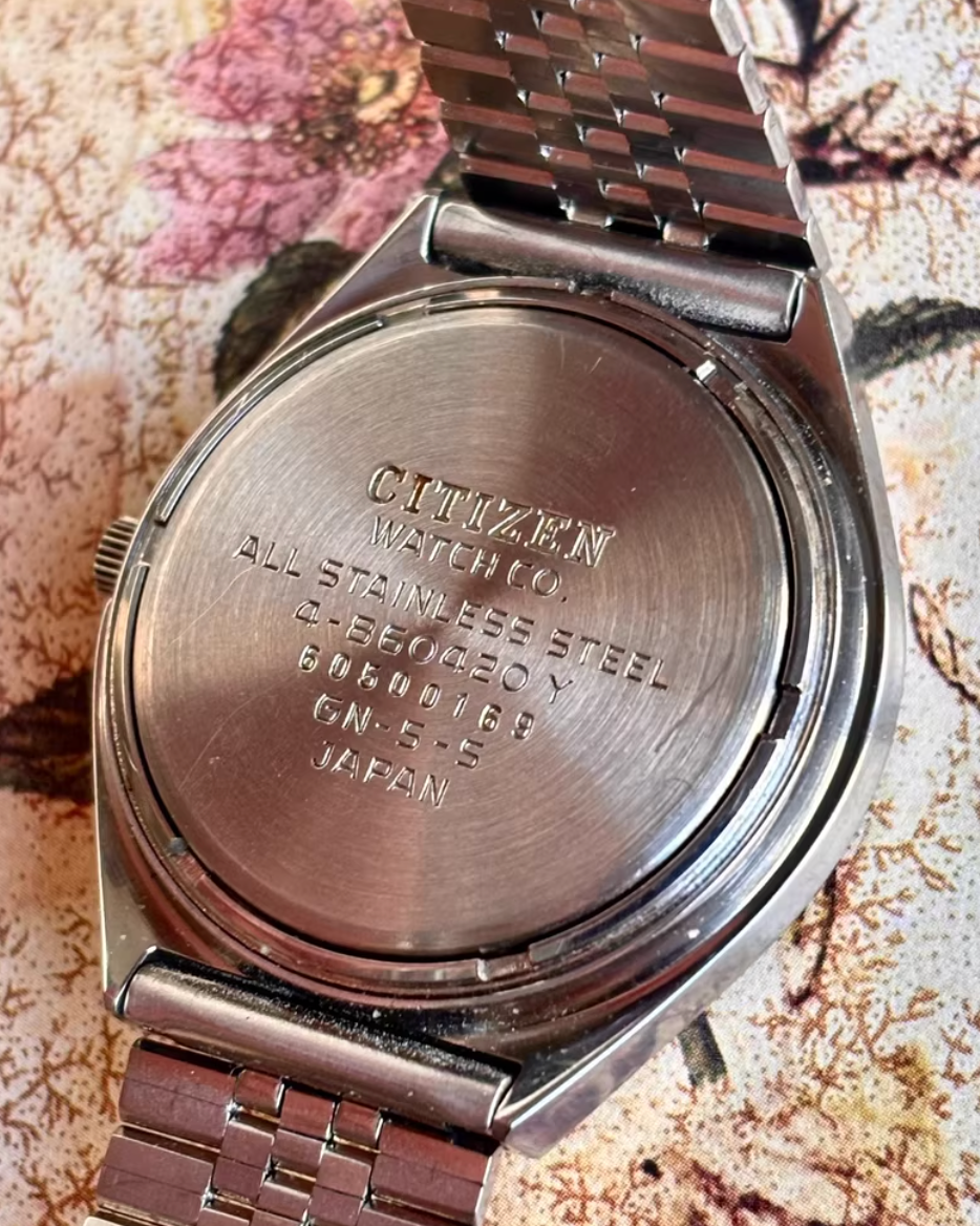 （預售) 1975 Citizen Crystron Y Day Date watch  4-860420