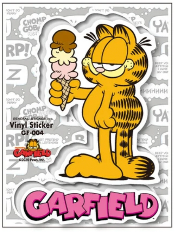 Garfield 加菲貓 雙貼紙