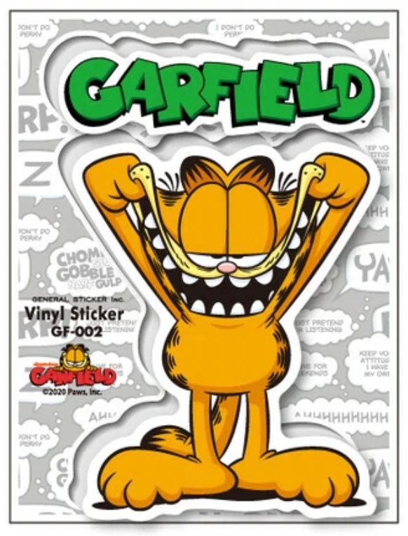 Garfield 加菲貓 雙貼紙