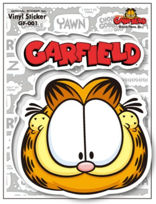 Garfield 加菲貓 雙貼紙