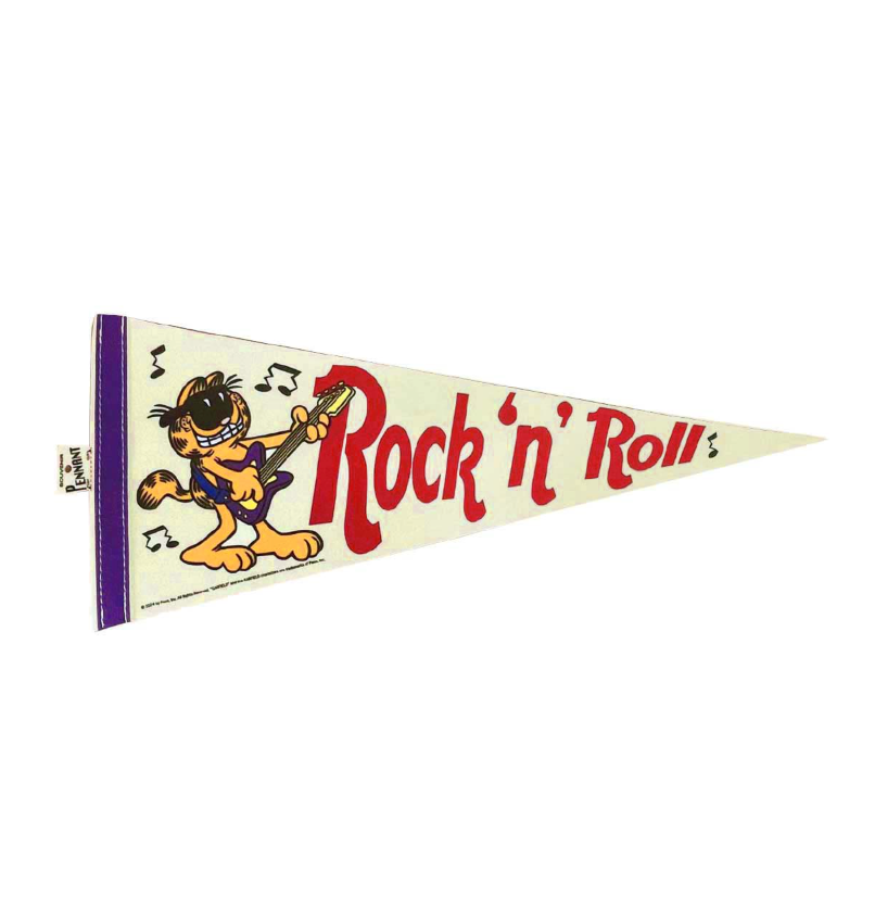 Retro cartoon Camping Pennant