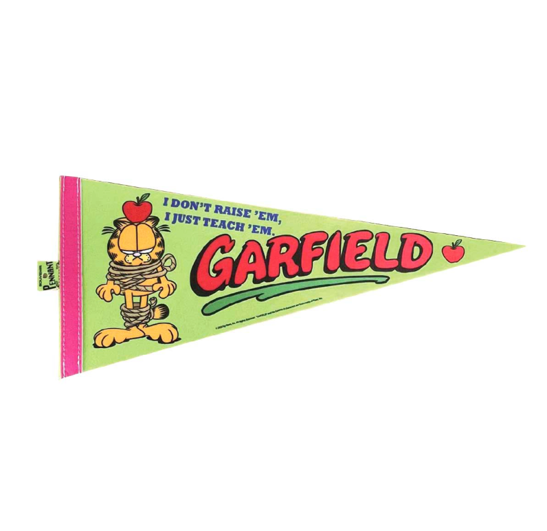 Retro cartoon Camping Pennant