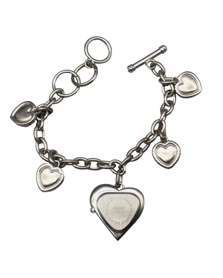 （預售) Yellow Heart Charm Bracelet Watch