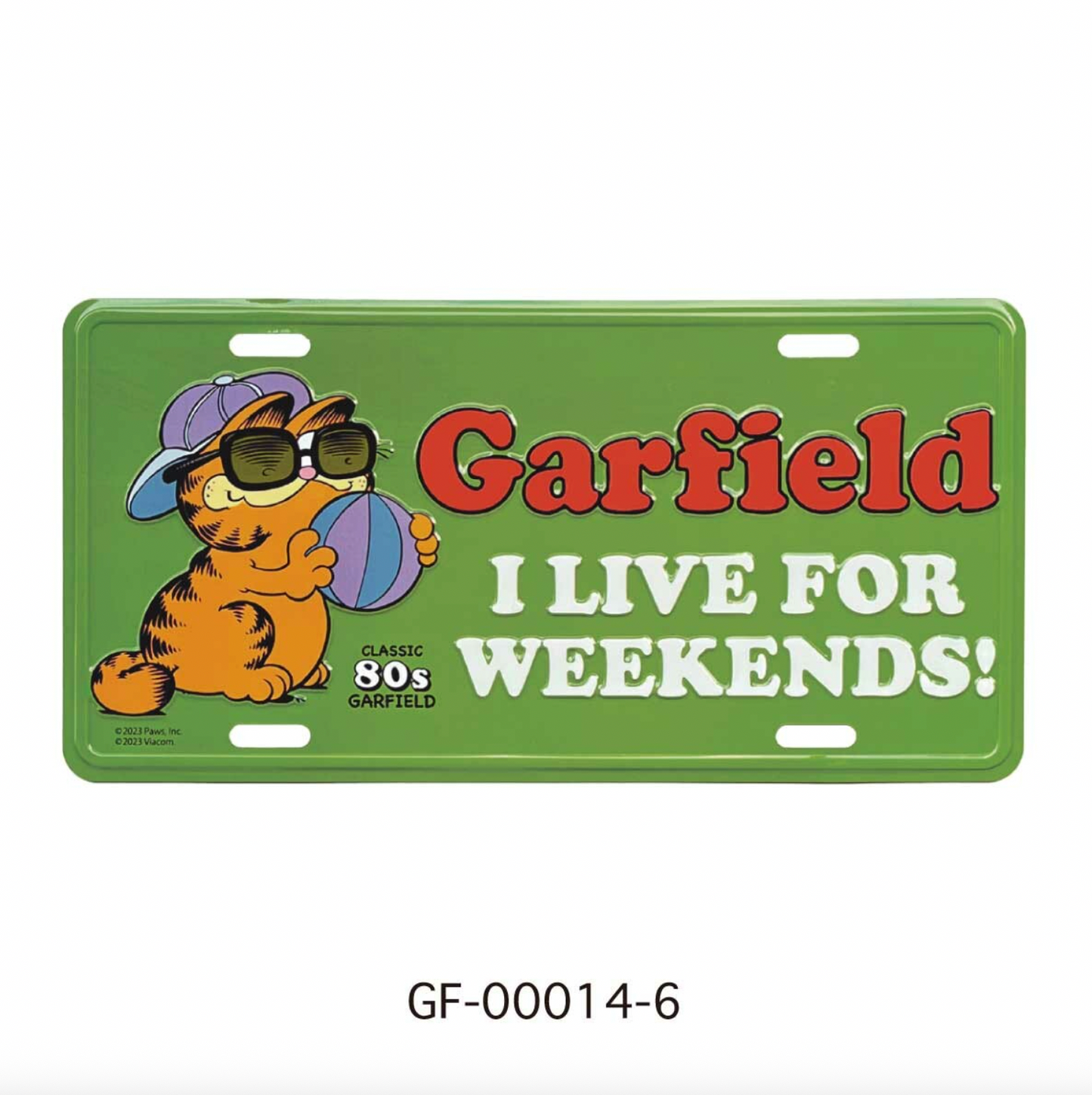 加菲貓 美式復古鐵車牌 Steel License Plate