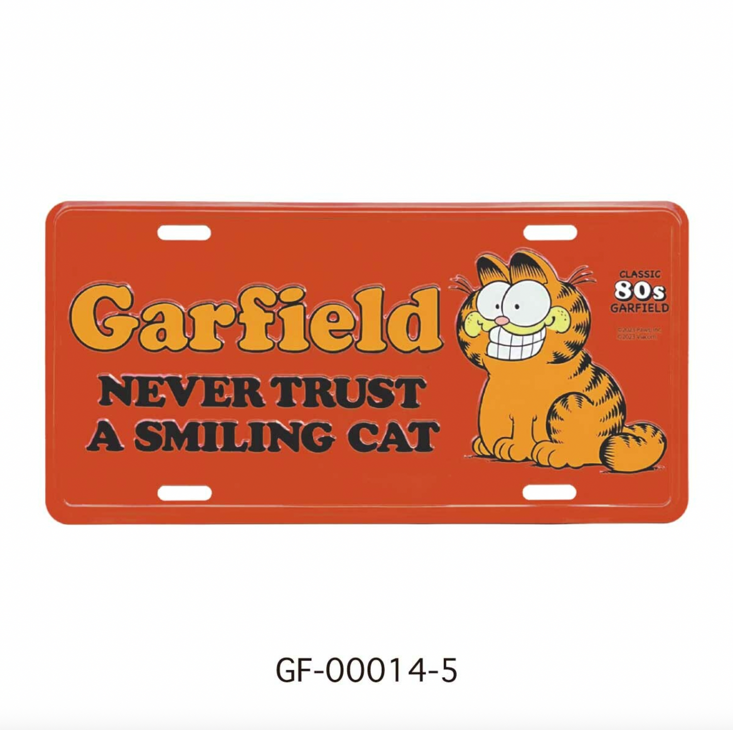 加菲貓 美式復古鐵車牌 Steel License Plate