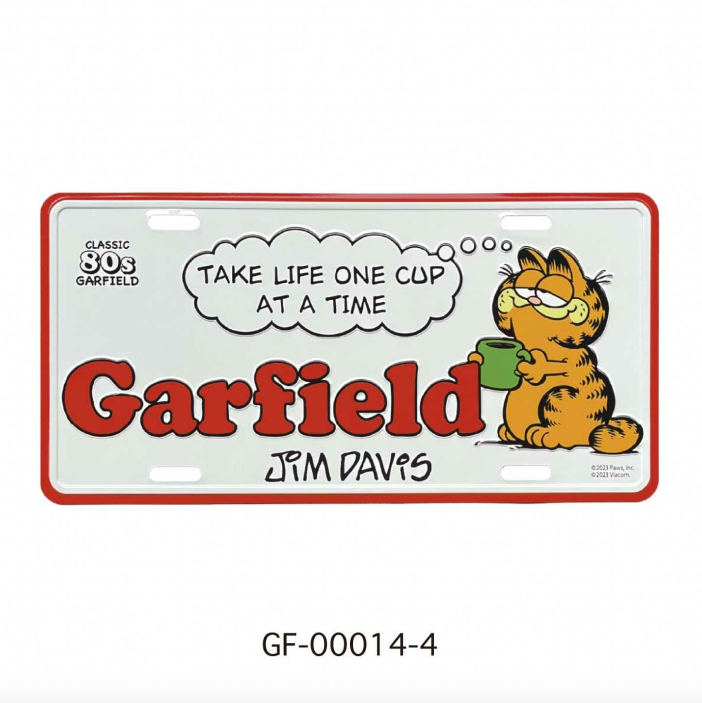 加菲貓 美式復古鐵車牌 Steel License Plate