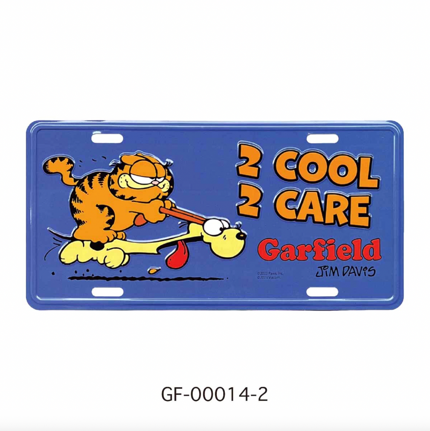 加菲貓 美式復古鐵車牌 Steel License Plate