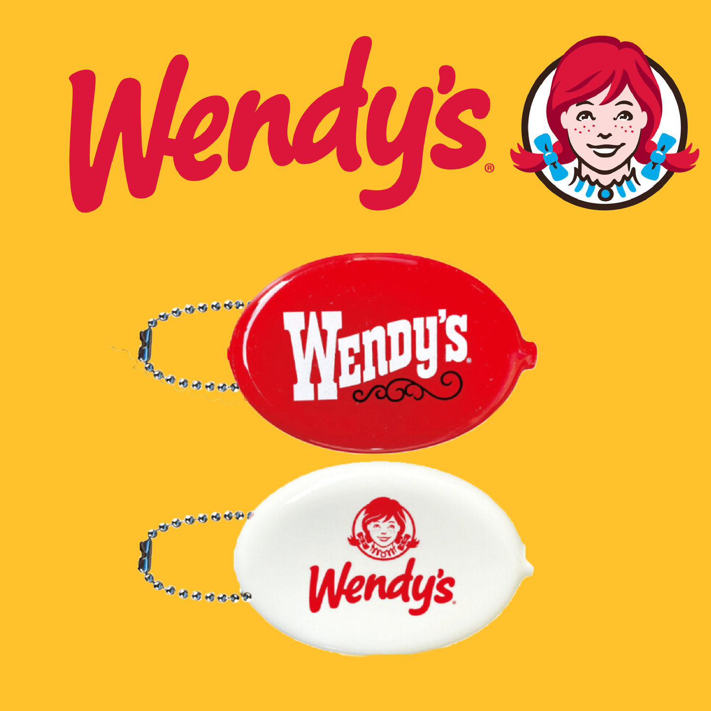 Wendys Coin Case 橡膠零錢包