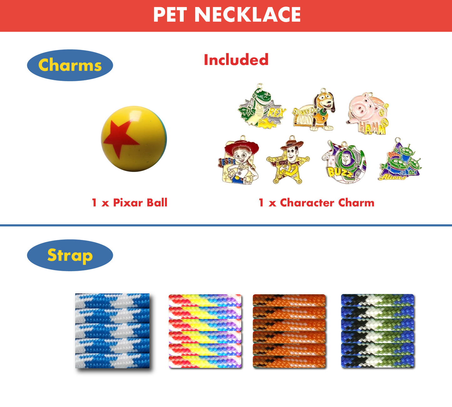 Customized Pet Necklace - You've got a friend in me