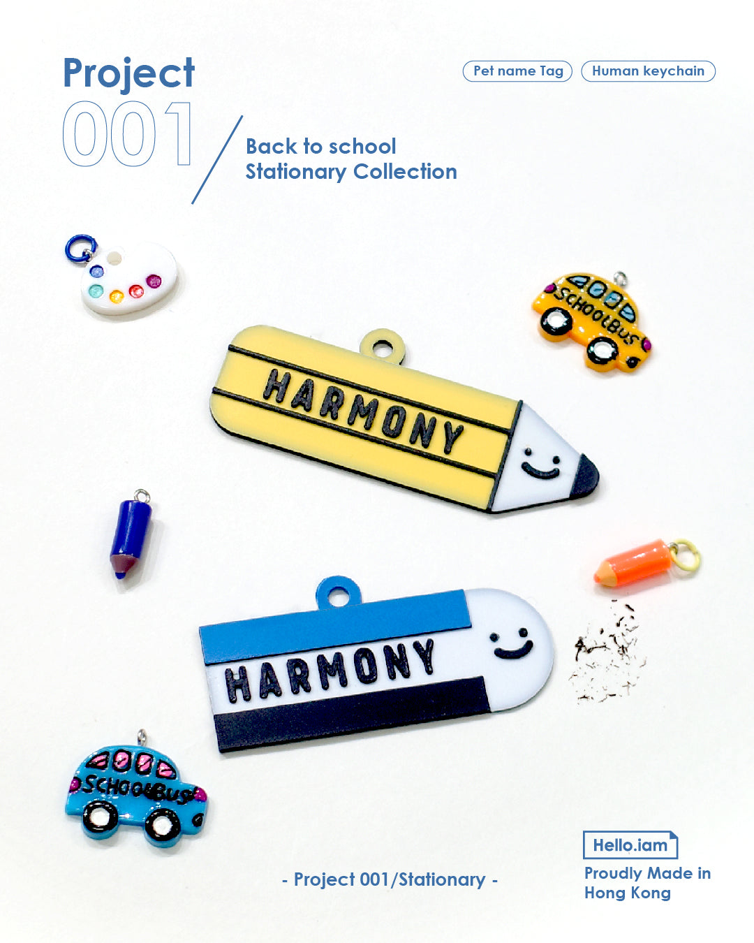 Pet Necklace -Stationary Collection