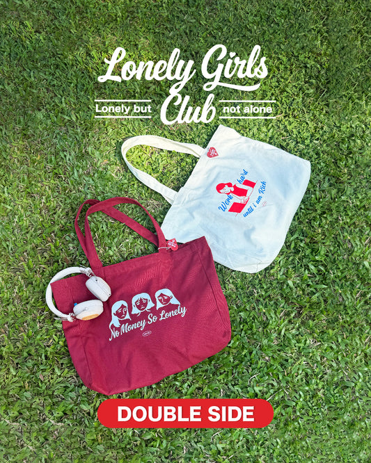 Lonely Girls - Big Tote Bag (double slide)