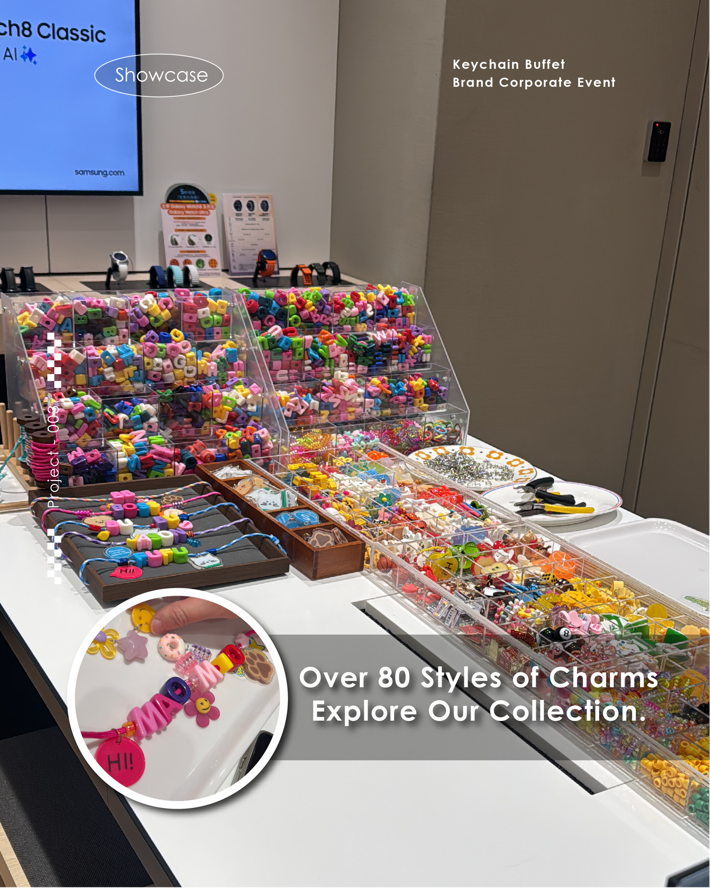 Service 3 / Charms Design Keychain Custom Made
