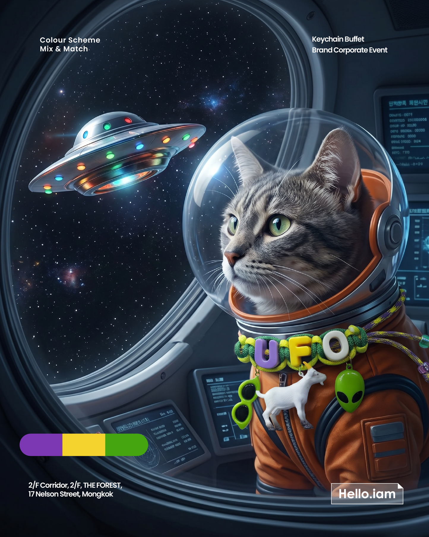 Pet Necklace - UFO