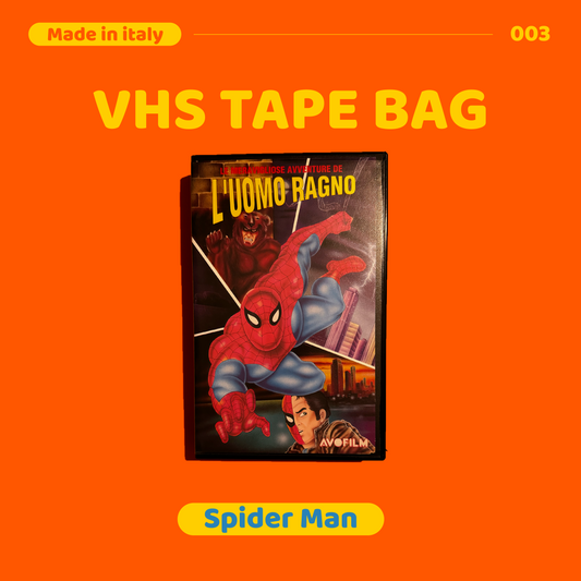 003 VHS Tape Clutch / Cross body Bag - Spider Man