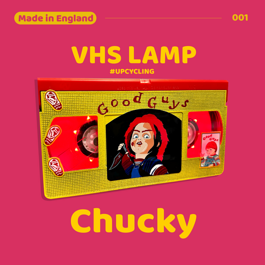 VHS Lamp 重製錄影帶 床頭燈 - Chucky